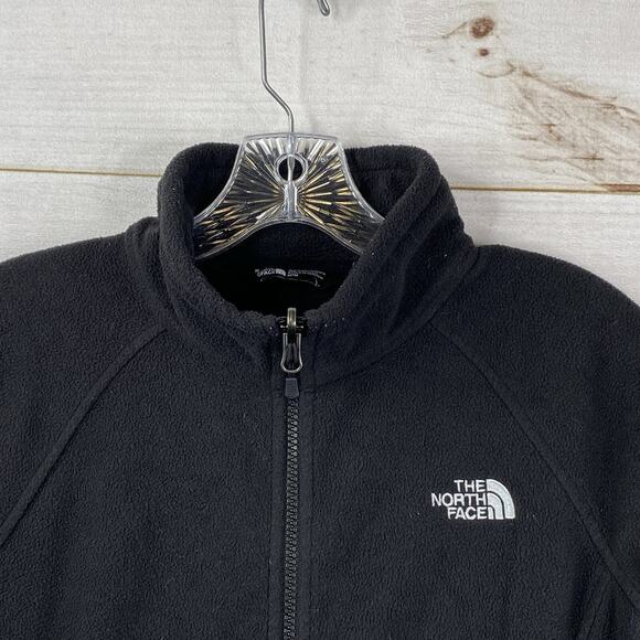 The North Face Jacket Womens M Black Fleece Full Zip Warm Winter Sweatshirt - Picture 3 of 9